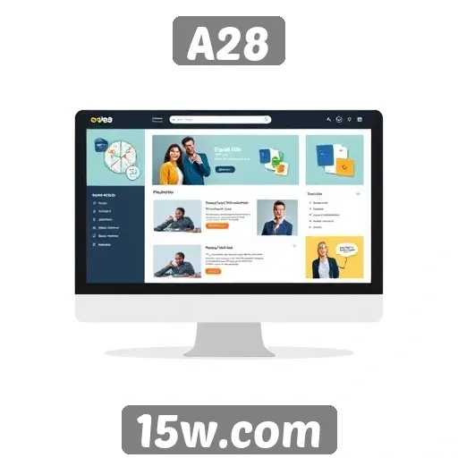 Análise da interface do usuário do site A28